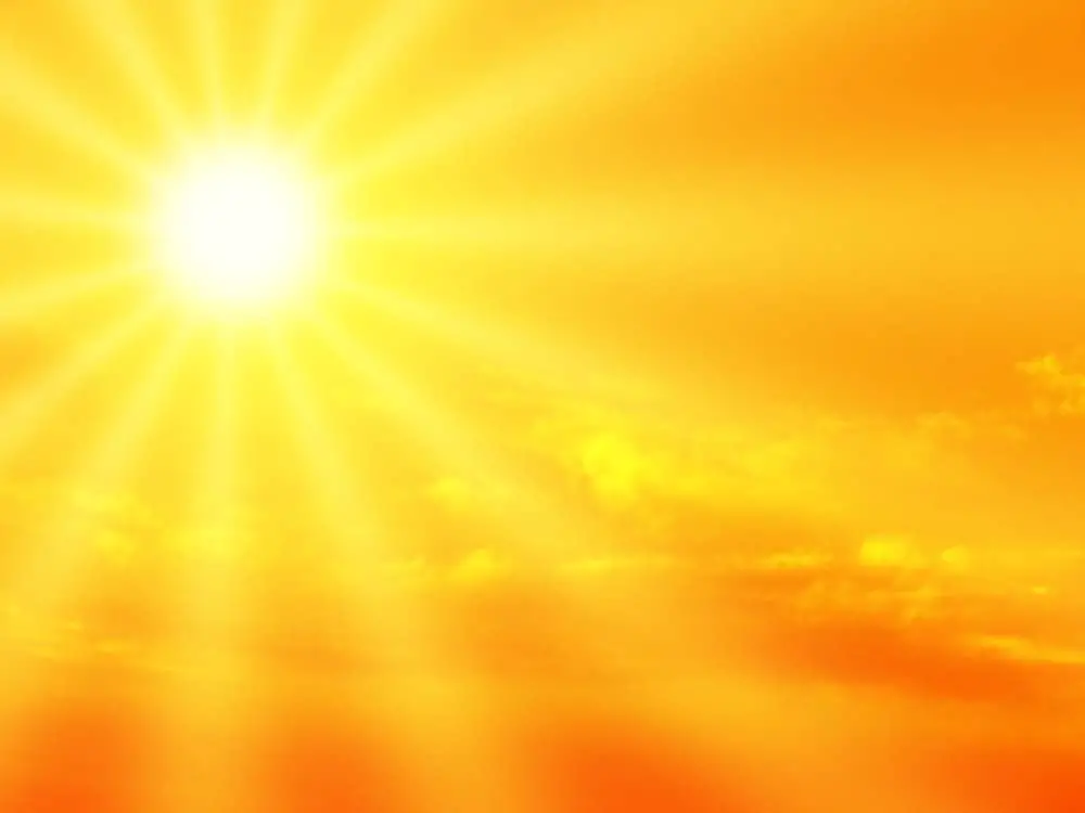 Scorching Sun rays creating a heatwave